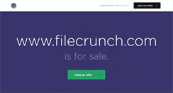 Desktop Screenshot of filecrunch.com